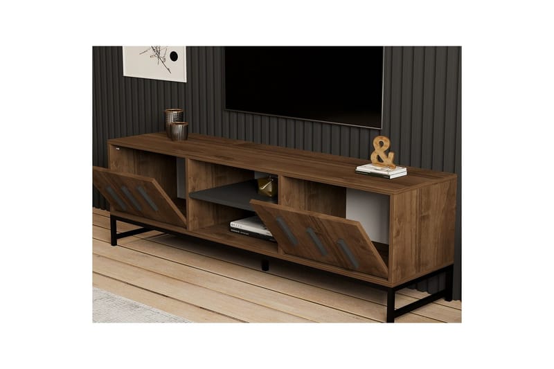 Form Tv-bänk 160 cm - Brun - Möbler - TV- & Mediamöbler - TV bänk & mediabänk
