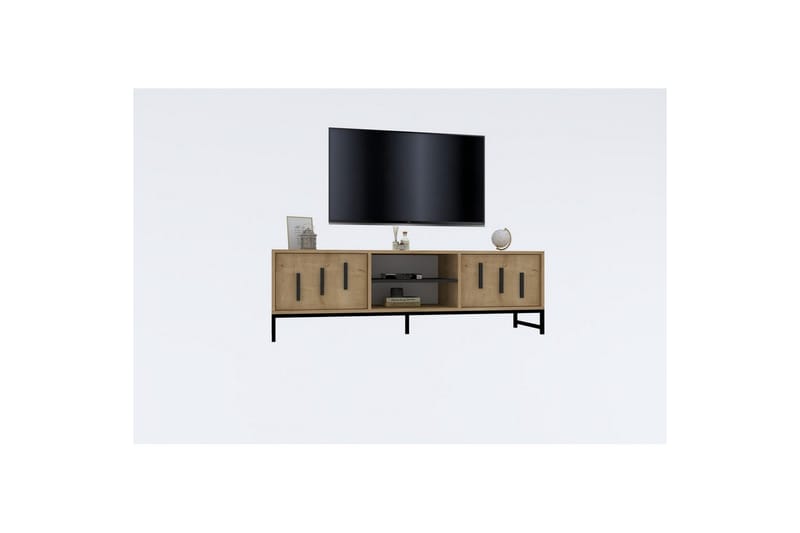 Form Tv-bänk 160 cm - Natur - Möbler - TV- & Mediamöbler - TV bänk & mediabänk