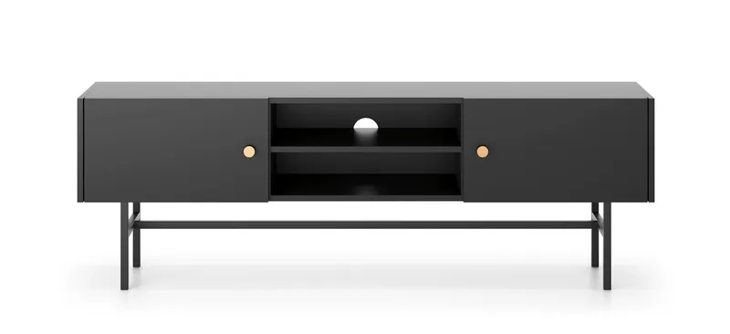 Francisca Tv-bänk 155 cm - Svart - Möbler - TV- & Mediamöbler - TV bänk & mediabänk