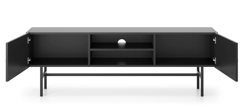 Francisca Tv-bänk 155 cm - Svart - Möbler - TV- & Mediamöbler - TV bänk & mediabänk