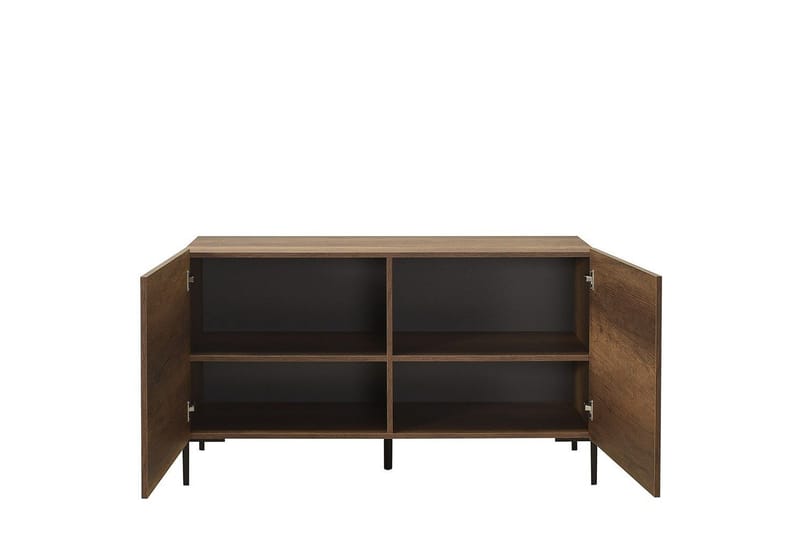 Galnor Tv-bänk 120 cm - Mediumfärgat trä - Möbler - TV- & Mediamöbler - TV bänk & mediabänk