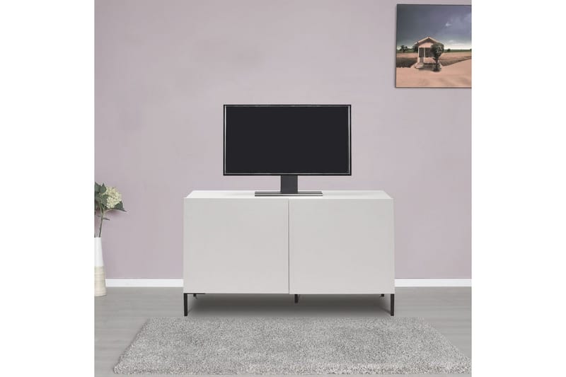 Galnor Tv-bänk 120 cm - Vit - Möbler - TV- & Mediamöbler - TV bänk & mediabänk