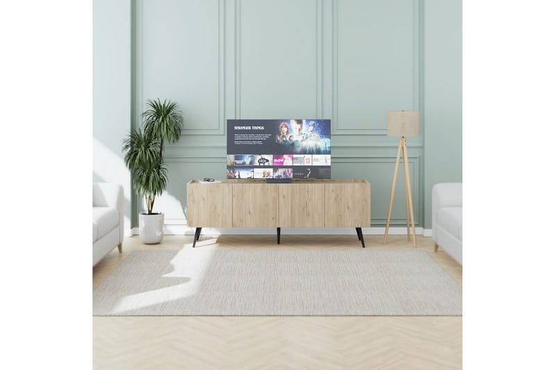 Galnor Tv-bänk 180 cm - Natural - Möbler - TV- & Mediamöbler - TV bänk & mediabänk