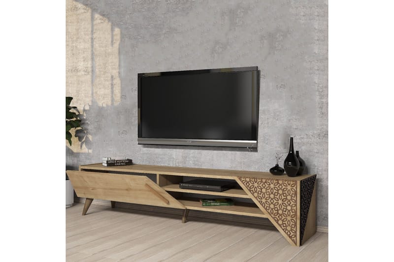 Gerais Tv-bänk 180 cm - Ek - Möbler - TV- & Mediamöbler - TV bänk & mediabänk