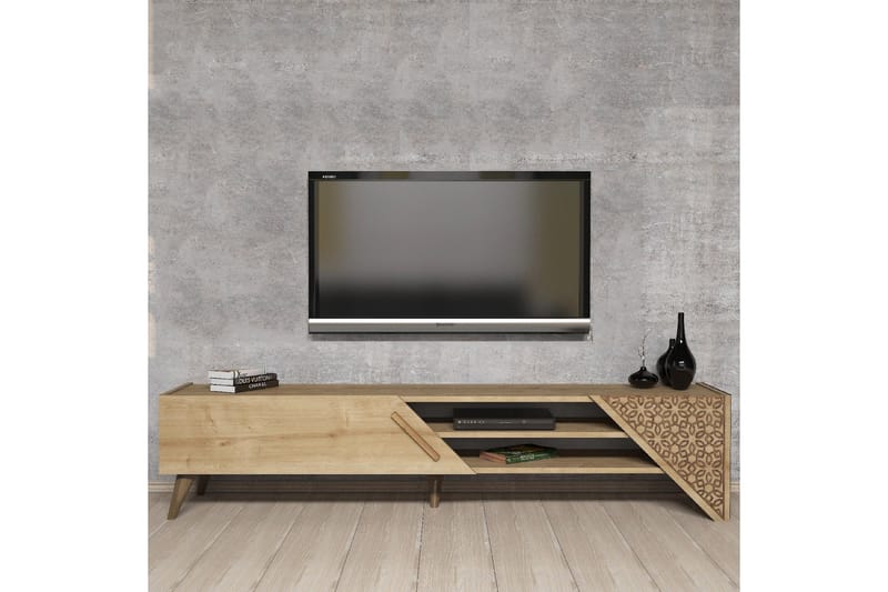 Gerais Tv-bänk 180 cm - Ek - Möbler - TV- & Mediamöbler - TV bänk & mediabänk