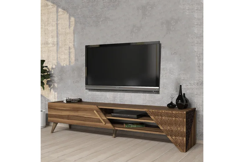 Gerais TV-bänk 180 cm i Trä - Brun - Möbler - TV- & Mediamöbler - TV bänk & mediabänk
