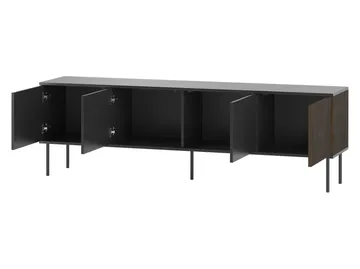 Gravendal TV-bänk 182x57 cm - Svart, valnöt - Möbler - TV- & Mediamöbler - TV-skåp