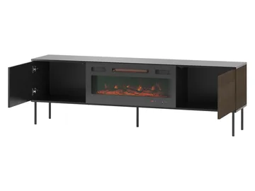 Gravendal TV-bänk 182x57 cm - Svart, valnöt - Möbler - TV- & Mediamöbler - TV-skåp