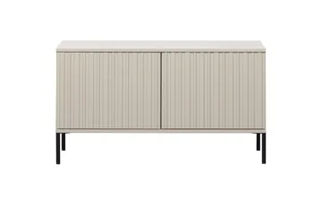 Gravure Golvstående Tv Bänk 100 cm med Förvaring i Målat Trä - Beige - Möbler - TV- & Mediamöbler - TV bänk & mediabänk