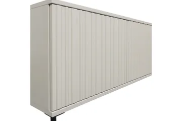 Gravure Golvstående Tv Bänk 100 cm med Förvaring i Målat Trä - Beige - Möbler - TV- & Mediamöbler - TV bänk & mediabänk