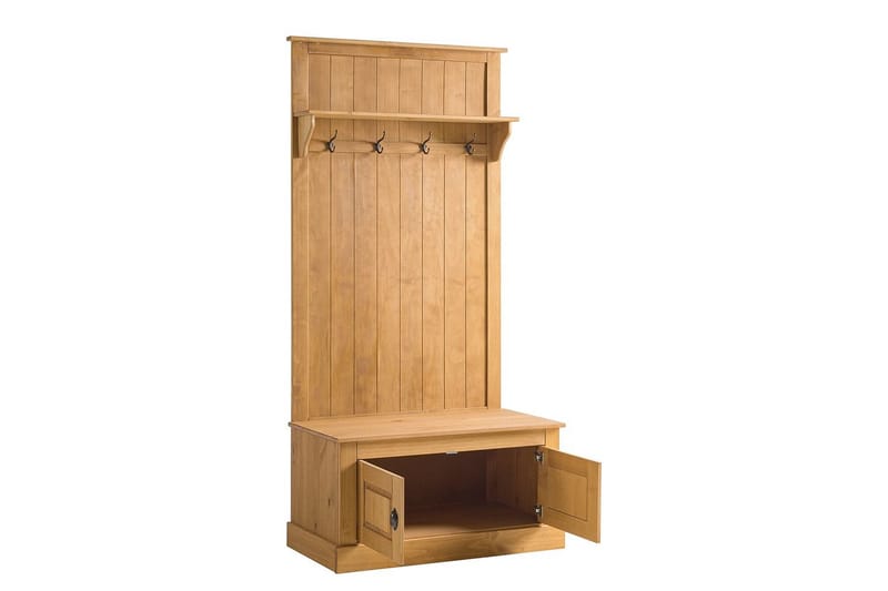 Högskåp Toby Natur, 185x90x45 cm - Natur, 185x90x45 cm - Möbler - TV- & Mediamöbler - TV-skåp