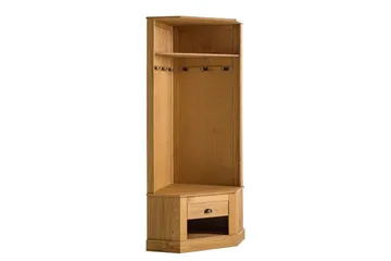 Högskåp Toby Natur, 185x90x65 cm - Natur, 185x90x65 cm - Möbler - Hallmöbler - Möbelset för hall & entre