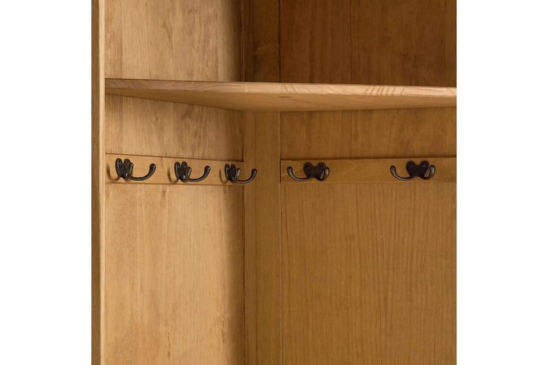 Högskåp Toby Natur, 185x90x65 cm - Natur, 185x90x65 cm - Möbler - Hallmöbler - Möbelset för hall & entre