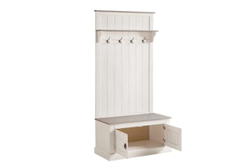 Högskåp Toby Vit, 185x90x45 cm - Vit, 185x90x45 cm - Möbler - TV- & Mediamöbler - TV-skåp