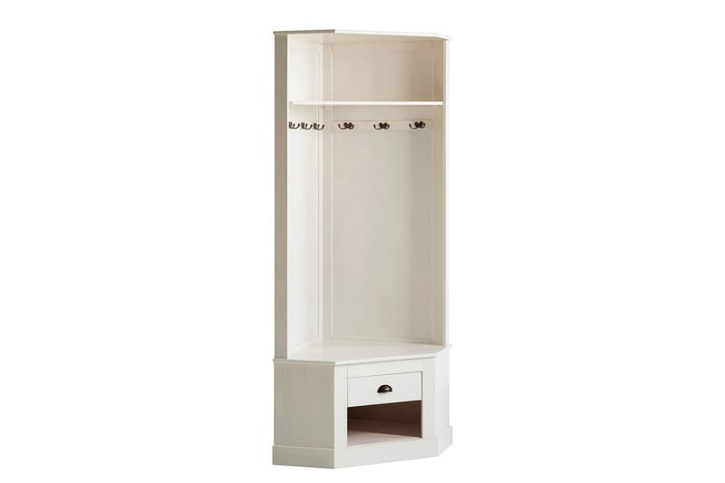 Högskåp Toby Vit, 185x90x65 cm - Vit, 185x90x65 cm - Möbler - TV- & Mediamöbler - TV-skåp