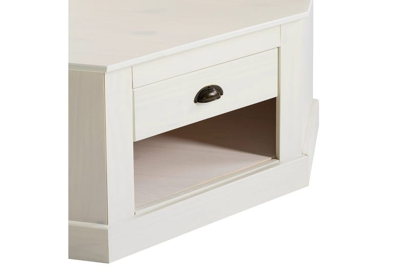 Högskåp Toby Vit, 185x90x65 cm - Vit, 185x90x65 cm - Möbler - TV- & Mediamöbler - TV-skåp