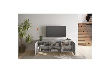 Hawell Tv-Bänk 181 cm - Grå - Möbler - TV- & Mediamöbler - TV bänk & mediabänk