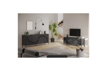 Hawell Tv-Bänk 181 cm - Mörkgrå - Möbler - TV- & Mediamöbler - TV bänk & mediabänk
