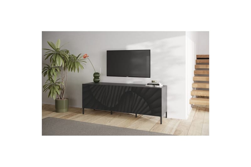 Hawell Tv-Bänk 181 cm - Mörkgrå - Möbler - TV- & Mediamöbler - TV bänk & mediabänk
