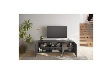 Hawell Tv-Bänk 181 cm - Mörkgrå - Möbler - TV- & Mediamöbler - TV bänk & mediabänk