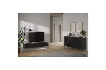 Hawell Vägghängd Tv-Bänk 180 cm - Mörkgrå - Möbler - TV- & Mediamöbler - TV bänk & mediabänk