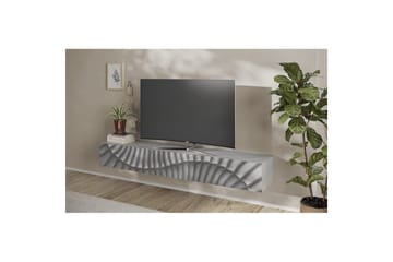 Hawell Vägghängd Tv-Bänk 210 cm - Grå - Möbler - TV- & Mediamöbler - TV bänk & mediabänk