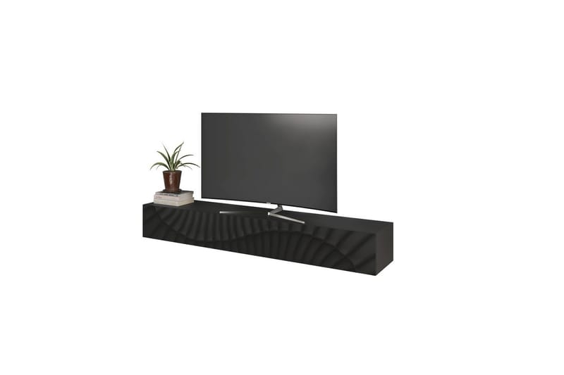 Hawell Vägghängd Tv-Bänk 210 cm - Mörkgrå - Möbler - TV- & Mediamöbler - TV bänk & mediabänk