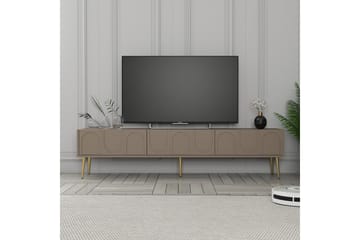 Hazim Tv-bänk 180 cm - Guld - Möbler - TV- & Mediamöbler - TV bänk & mediabänk