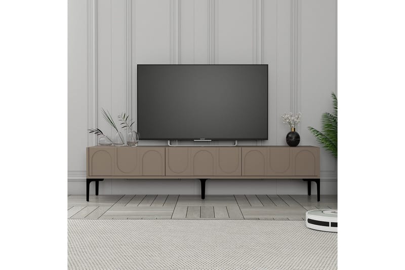 Hazim Tv-bänk 180 cm - Svart - Möbler - TV- & Mediamöbler - TV bänk & mediabänk