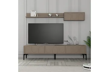 Hazim Tv-bänk 180 cm - Svart - Möbler - TV- & Mediamöbler - TV bänk & mediabänk