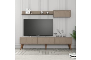Hazim Tv-bänk 180 cm - Valnöt - Möbler - TV- & Mediamöbler - TV bänk & mediabänk