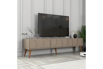 Hazim Tv-bänk 180 cm - Valnöt - Möbler - TV- & Mediamöbler - TV bänk & mediabänk