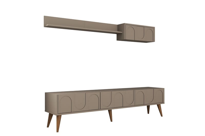 Hazim Tv-bänk 180 cm, Valnöt