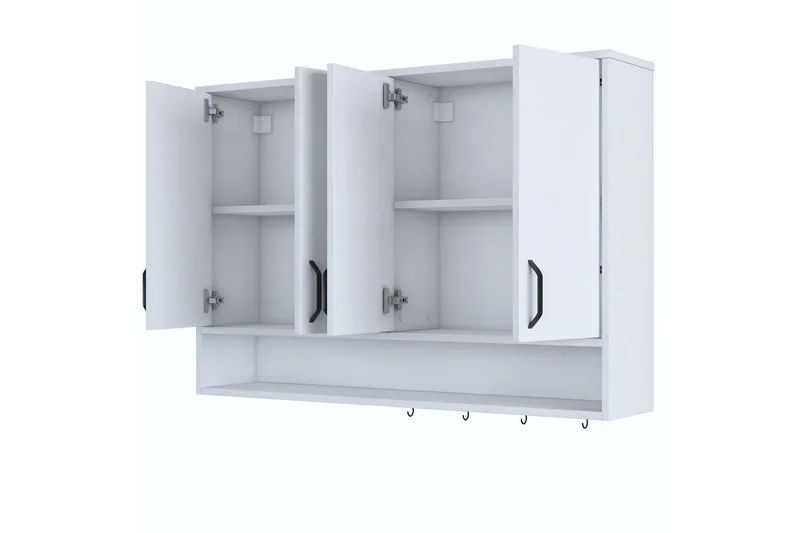 Heba Tv-skåp 120 cm - Vit - Förvaring - Skåp - Förvaringsskåp