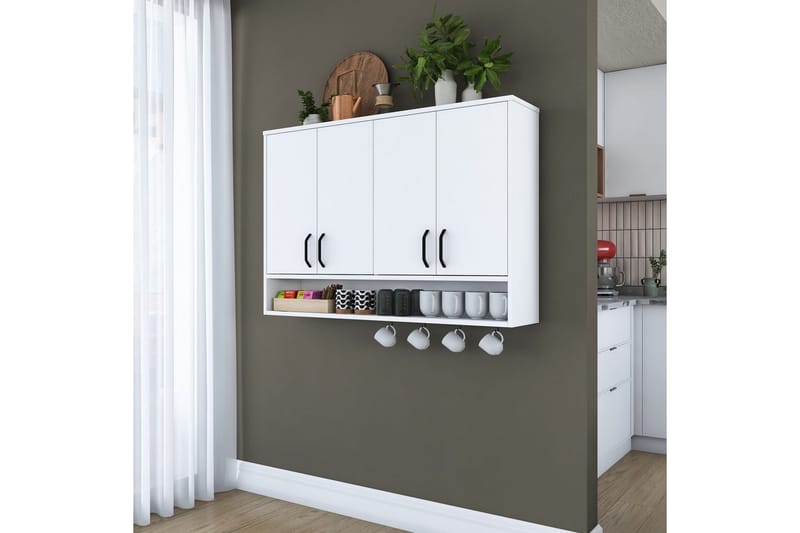 Heba Tv-skåp 120 cm - Vit - Möbler - TV- & Mediamöbler - TV-skåp