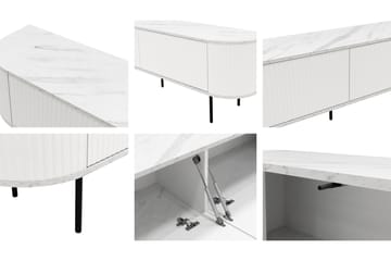 Hemanti Tv-bänk 180 cm - Svart - Möbler - TV- & Mediamöbler - TV bänk & mediabänk
