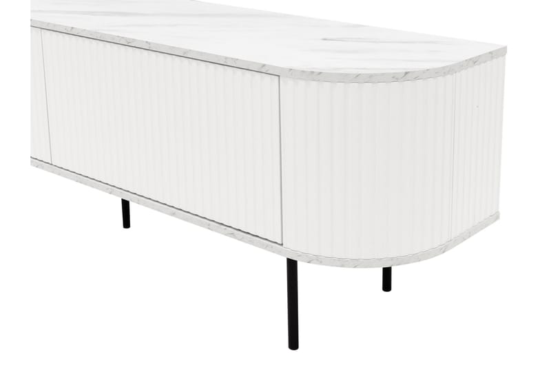 Hemanti Tv-bänk 180 cm - Svart - Möbler - TV- & Mediamöbler - TV bänk & mediabänk