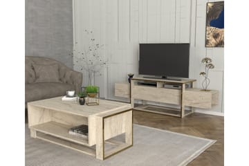 Herb Tv-bänk 160 cm - Beige - Möbler - TV- & Mediamöbler - TV bänk & mediabänk
