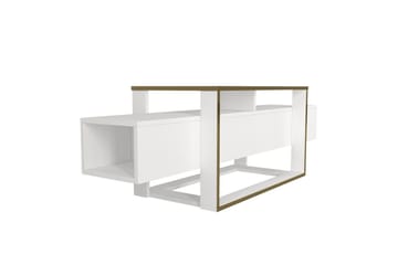Herb Tv-bänk 160 cm - Guld/Vit - Möbler - TV- & Mediamöbler - TV bänk & mediabänk