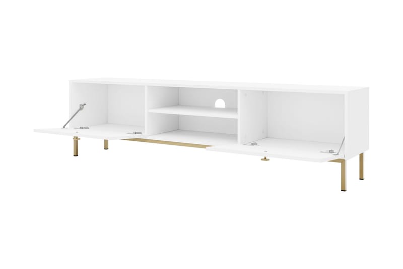Hermann Tv-bänk 180 cm - Vit - Möbler - TV- & Mediamöbler - TV bänk & mediabänk