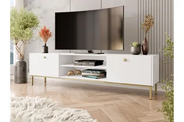 Hermann Tv-bänk 180 cm - Vit - Möbler - TV- & Mediamöbler - TV bänk & mediabänk