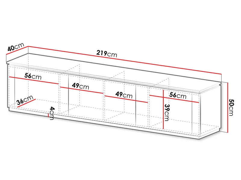 Hilafin Tv-Bänk - Möbler - TV- & Mediamöbler - TV-skåp