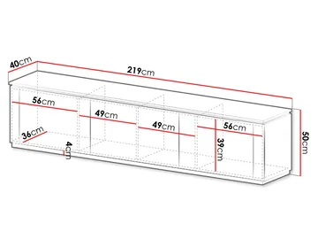 Hilafin Tv-Bänk - Möbler - TV- & Mediamöbler - TV-skåp