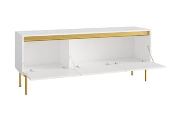 Hollander Tv-bänk 150 cm - Svart/Guld - Möbler - TV- & Mediamöbler - TV bänk & mediabänk