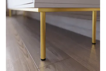 Hollander Tv-bänk 150 cm - Svart/Guld - Möbler - TV- & Mediamöbler - TV bänk & mediabänk