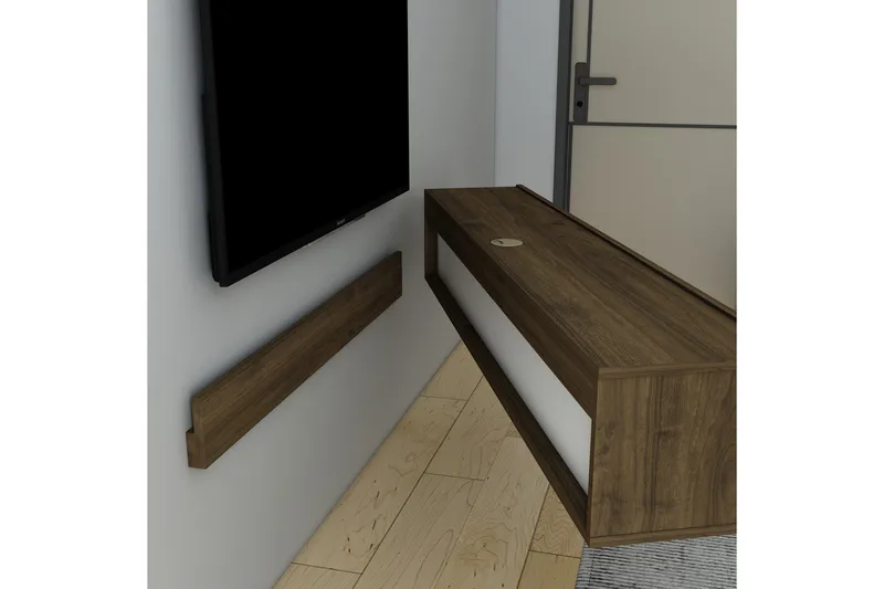 Hopper Tv-bänk 160 cm - Valnöt - Möbler - TV- & Mediamöbler - TV bänk & mediabänk