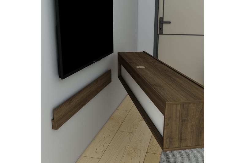 Hopper Tv-bänk 160 cm - Valnöt - Möbler - TV- & Mediamöbler - TV bänk & mediabänk