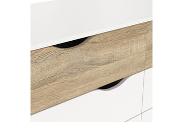Hostafranc Tv-bänk 196 cm - Vit/Natur - Möbler - TV- & Mediamöbler - TV bänk & mediabänk