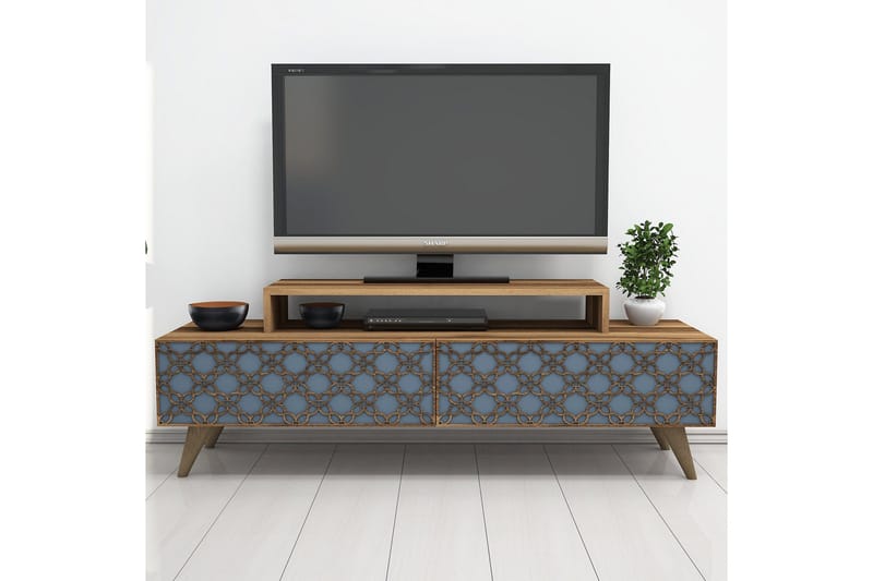 Hovdane TV-Bänk 140 cm - Brun - Möbler - TV- & Mediamöbler - TV bänk & mediabänk