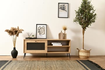 Huff Tv-bänk 138 cm - Ek - Möbler - TV- & Mediamöbler - TV bänk & mediabänk